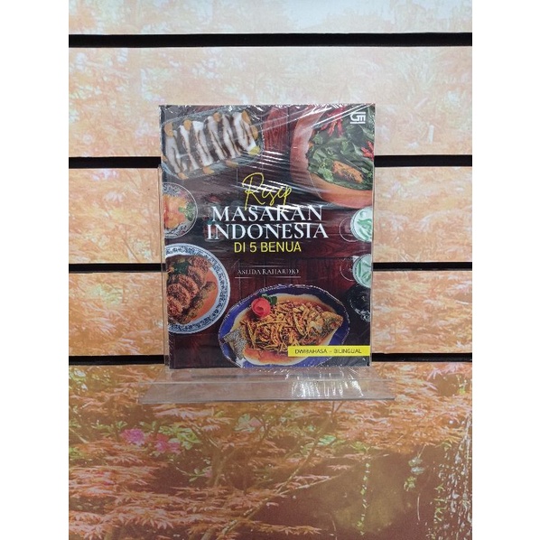 Buku Resep Masakan Indonedia di 5 Benua - Aslida Raharjo Original Gramedia