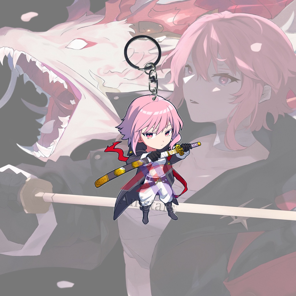 Gantungan Kunci Game Alchemy Stars Hiiro - Key Chain - Souvenir - Anime - Ganci - Ganci Anime