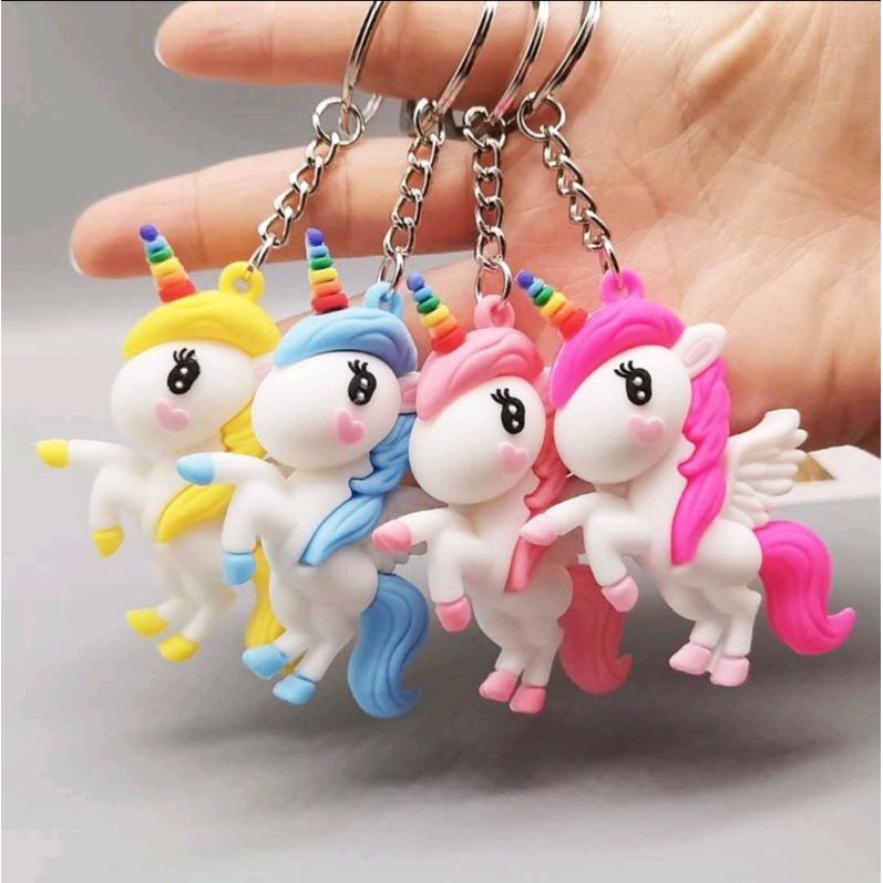 Gantungan Kunci Lucu Motif Unicorn Import Best Seller