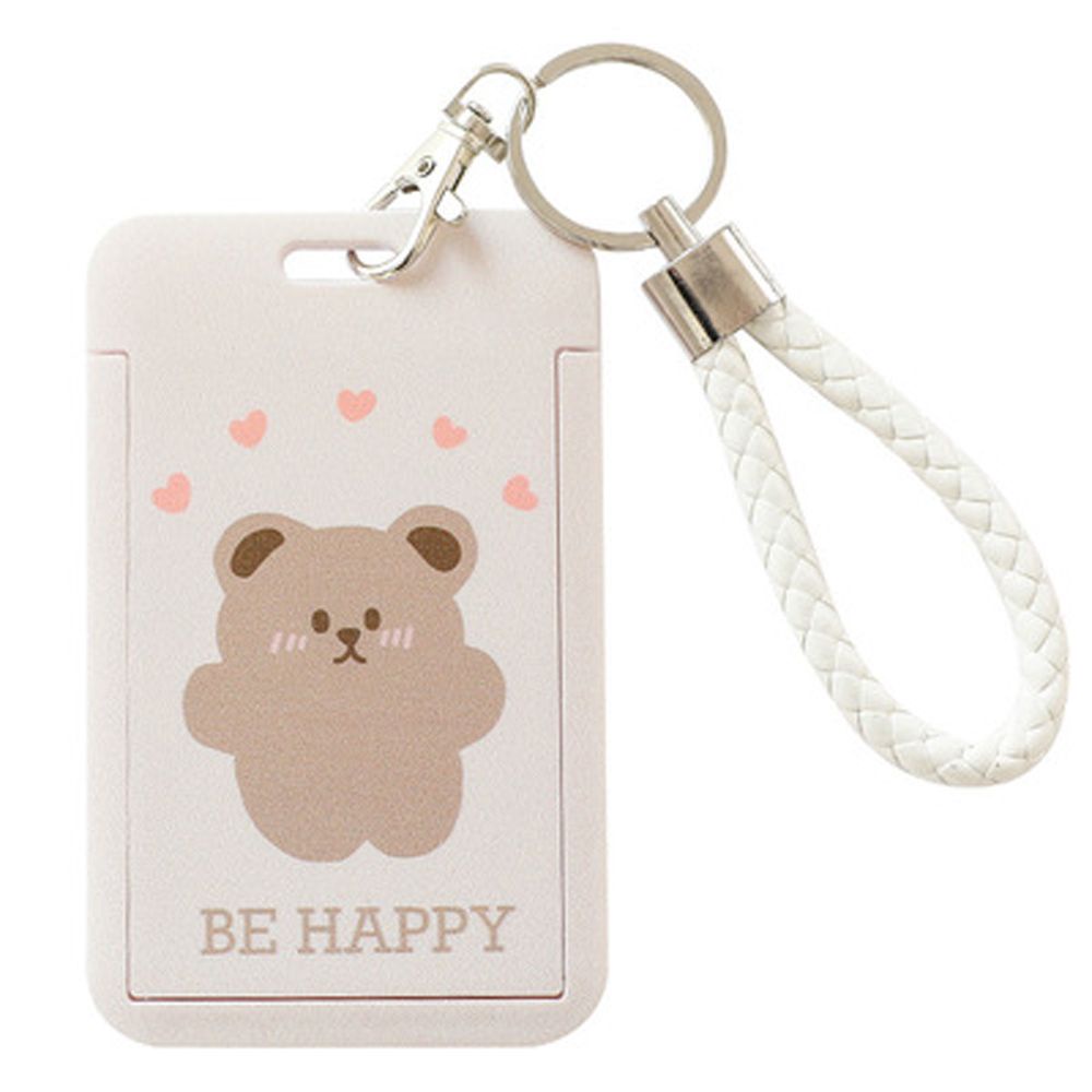 ELEGANT School Supplies Bus Card Case Cartoon Business Card Holder Card ID Holder Card Sleeve Lanyard Office Supplies Women Men Key Holder Badge Cards Cover Bank Card Holder