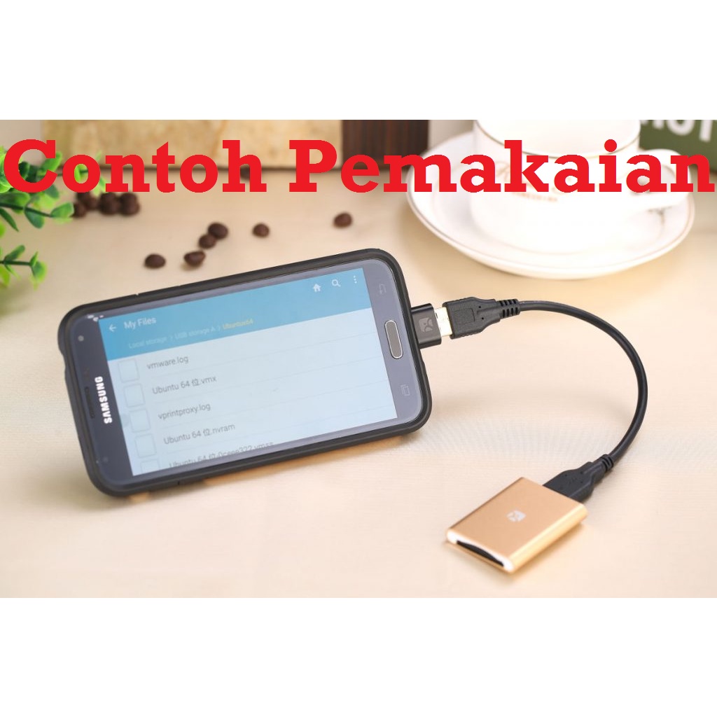 [HAEBOT] Kabel Cable USB OTG Micro Penghubung Data Adapter Converter Flashdisk ESP32 Handphone HP