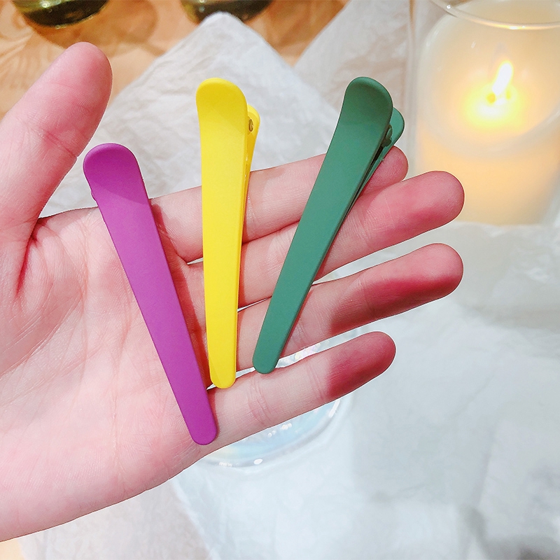 1Pcs Colorful Acrylic Barrette Duckbill Hair Clips Clamp Hair Pins For Women Girls Hairpin Hair Accessories