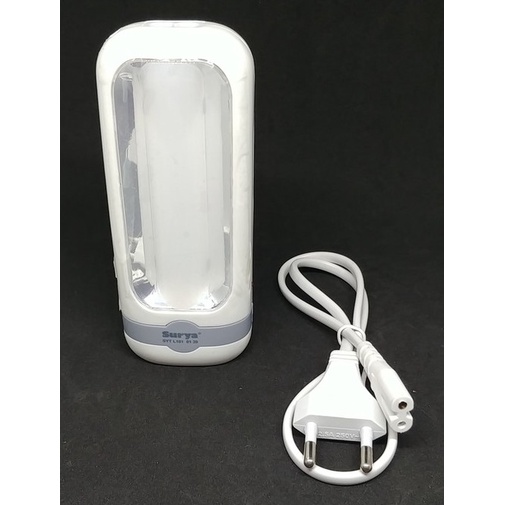 Surya Lampu L101 Emergency + Senter LED 1W Super Terang LED 10 SMD Rechargeable FREE kabel charge