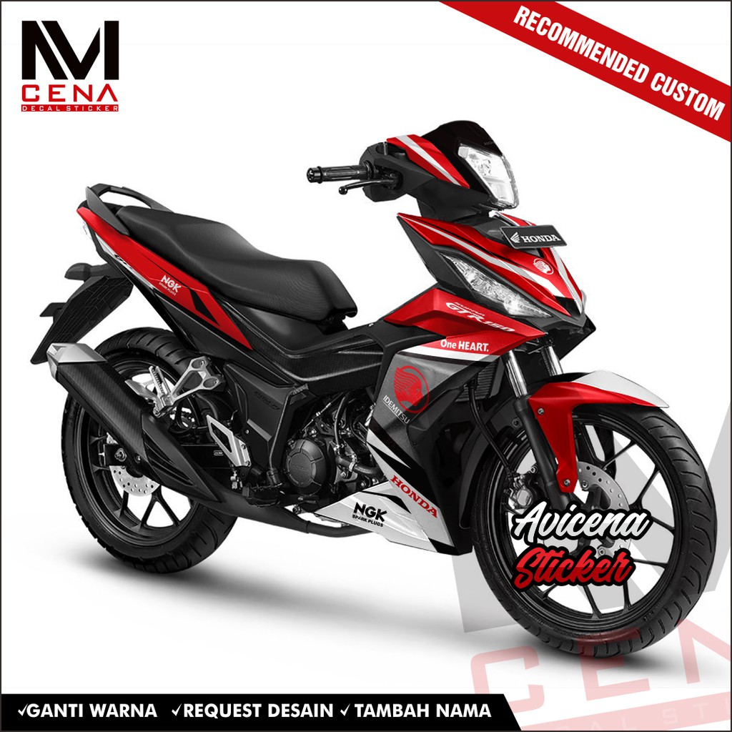 Sticker Decal Honda Supra GTR 150 Decal Sticker Supra GTR Sticker Striping Decal Supra GTR Simt