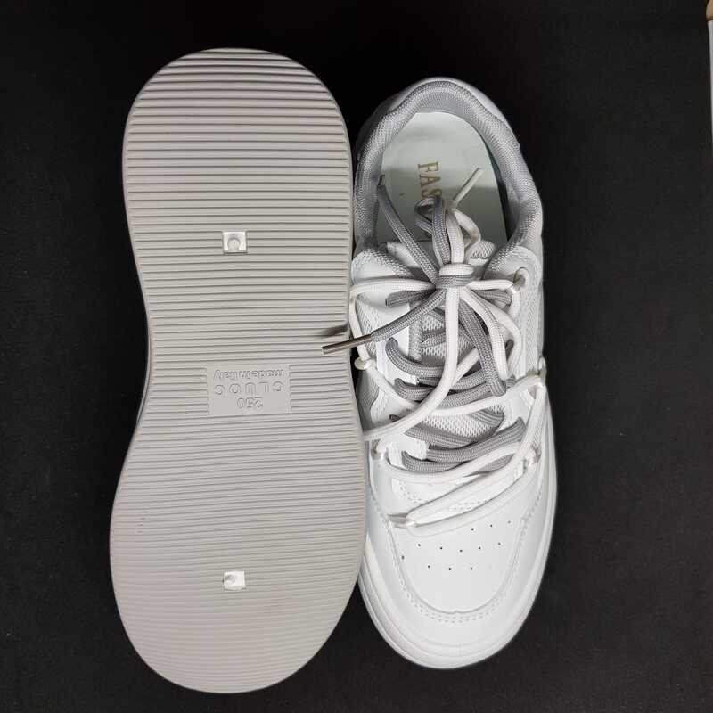 RYX - Plain White Sepatu Sneakers Wanita Fashion Casual / Olahraga (NO BOX) - Ori Import