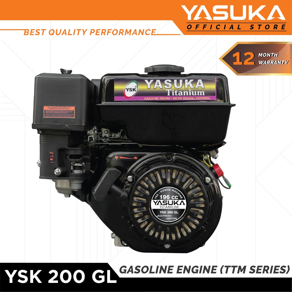 Mesin Bensin / Gasoline Engine Yasuka YSK 200 GL