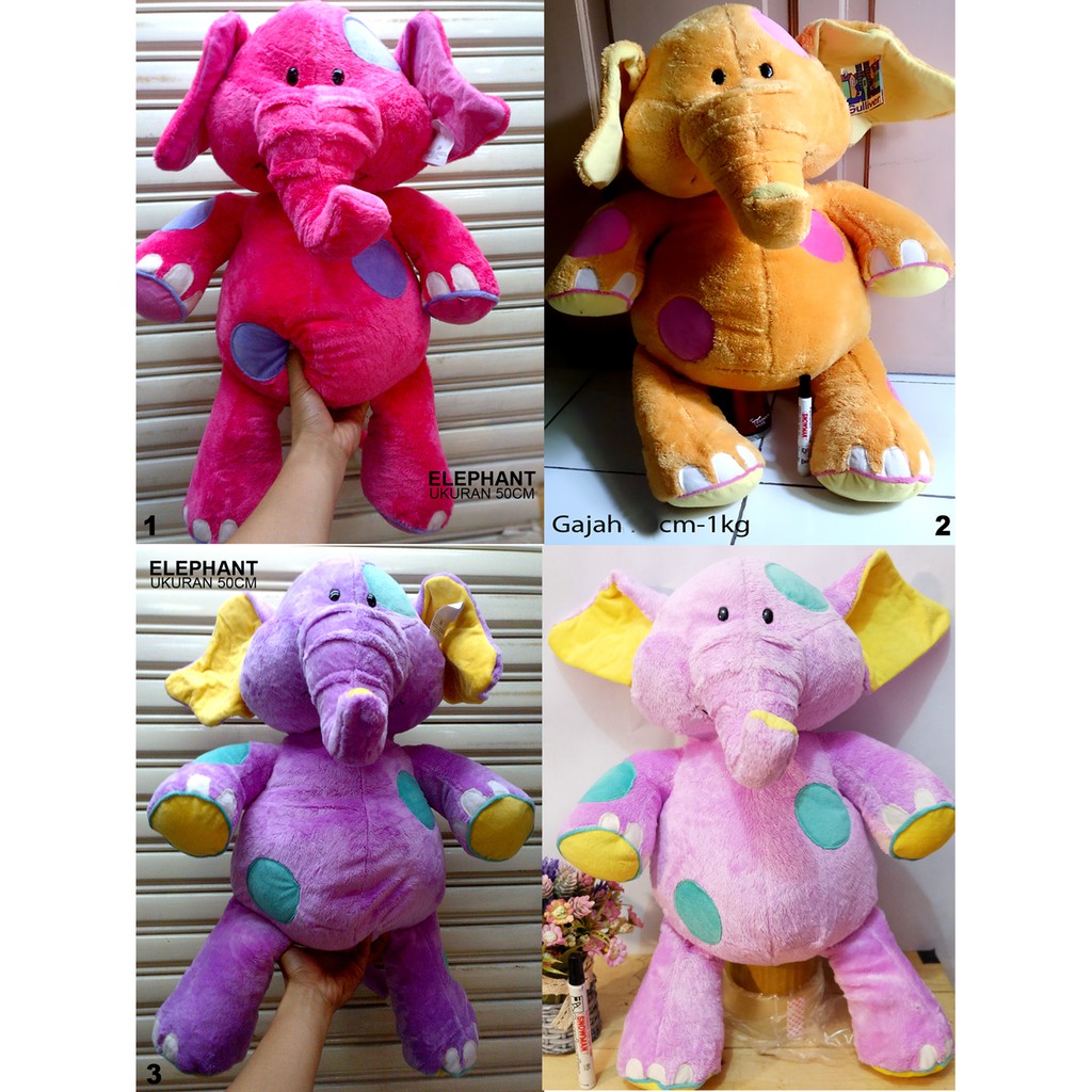 Boneka Gajah elephant animal import guliver uk.50cm