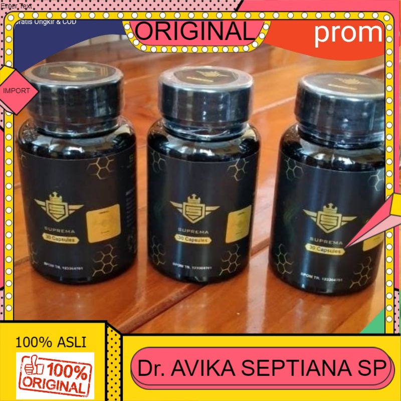 100% ASLI suprema asli original pembesar bpom