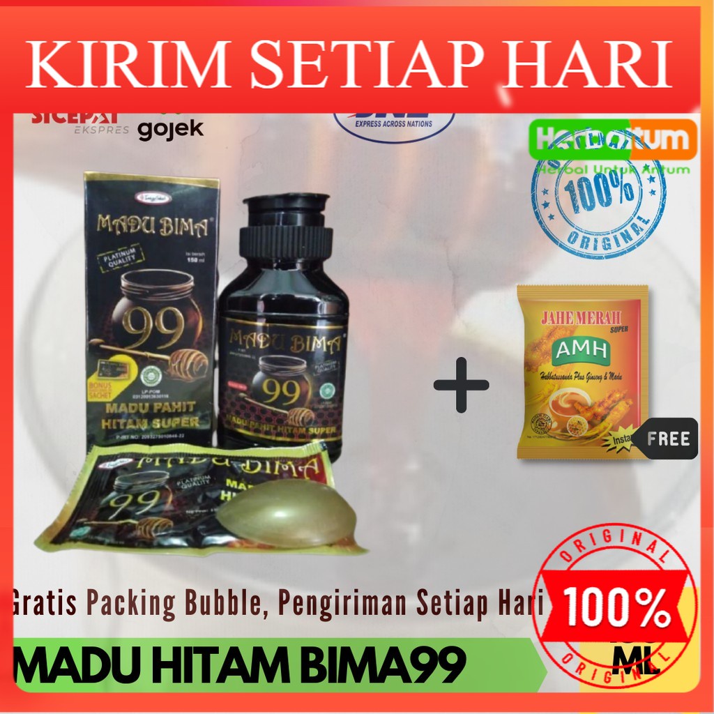 

Madu Hitam Pahit Super - Madu Bima 99 (GRATIS BUBBLE WRAP)