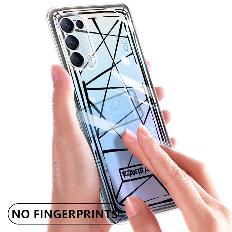 Oppo Reno 5 4G 5G Rzants Space Art Original Hard Soft Bumper Case Reno5