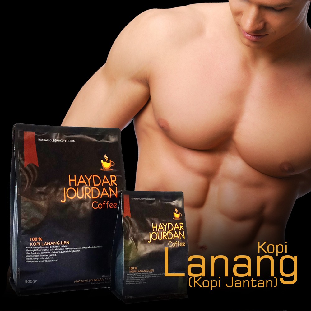 Kopi Lanang Kopi Jantan Bubuk Bikin Pria Lebih  Jantan Khusus Laki Ijen Raung Asli 100 gram