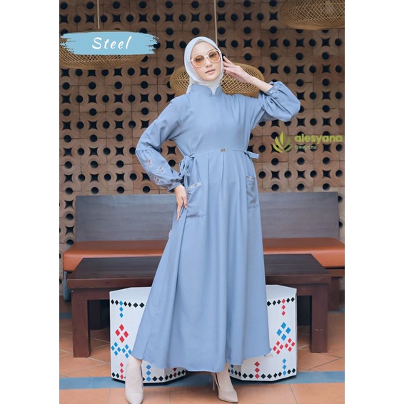SIAP KIRIM  Mylea Dress Bordir ORIGINAL ALESYANA
