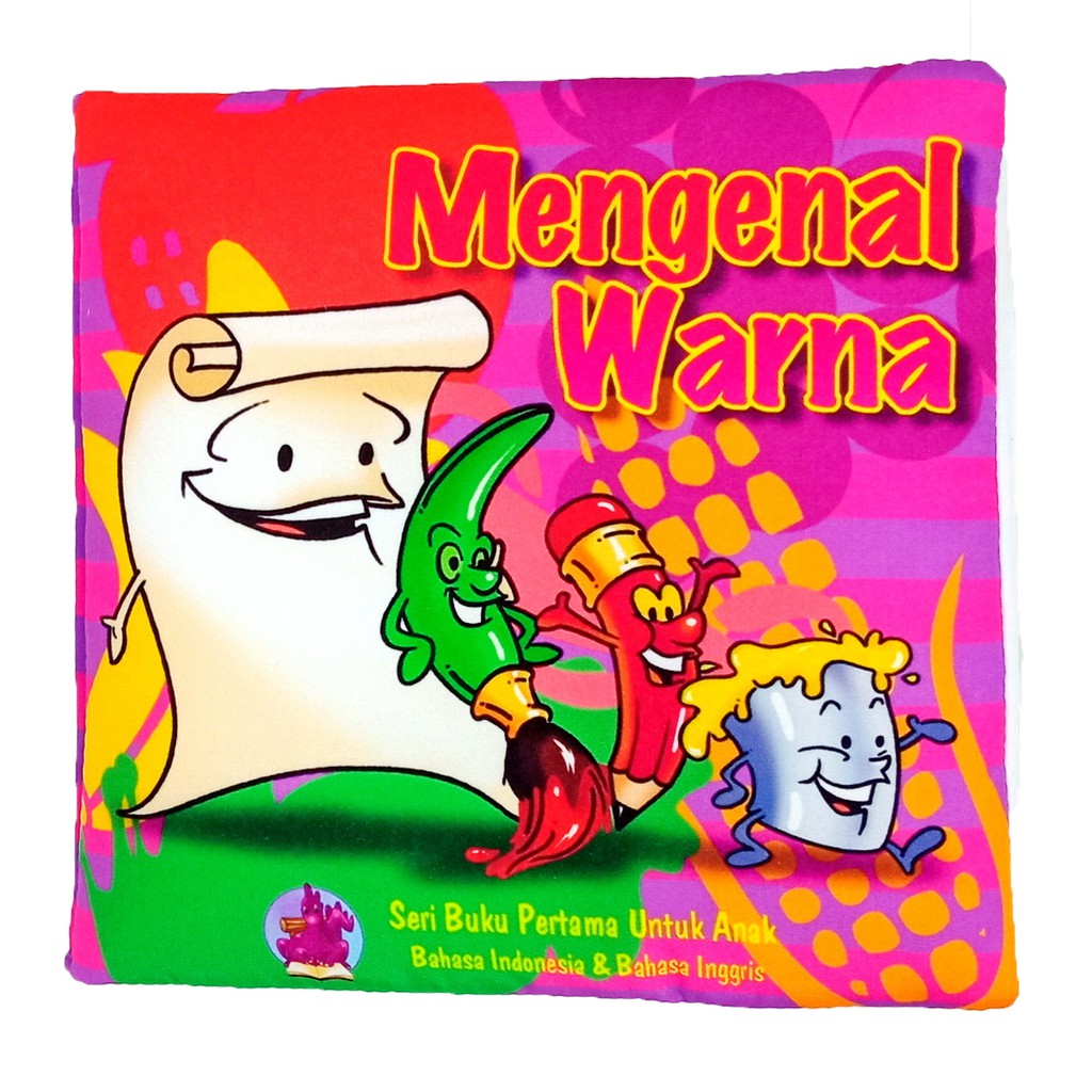Buku Bantal Mengenal Warna Softbook Kain Mainan Edukasi Bayi