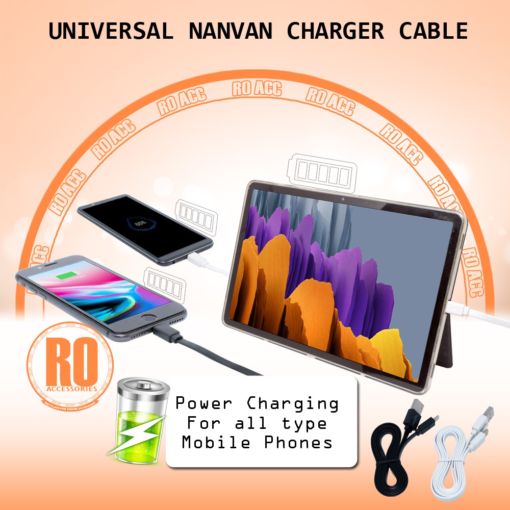 [RO ACC]  NANVAN KABEL CHARGER FOR ALL TIPE HP XIAOMI OPPO SAMSUNG REALME