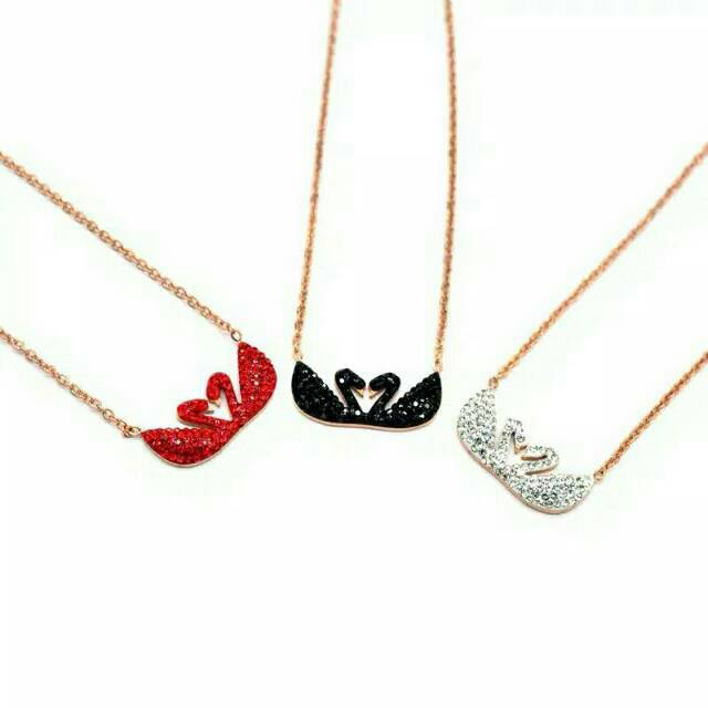 GG Kalung Titanium Premium  aksen Angsa Kembar #KL-115