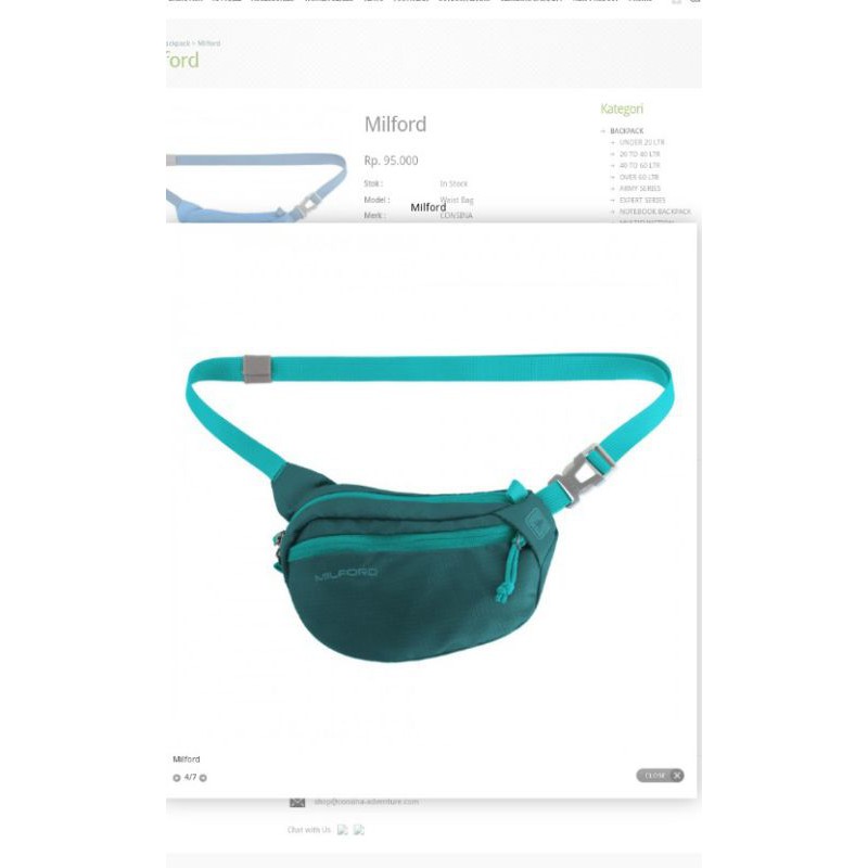 tas selempang milford original consina