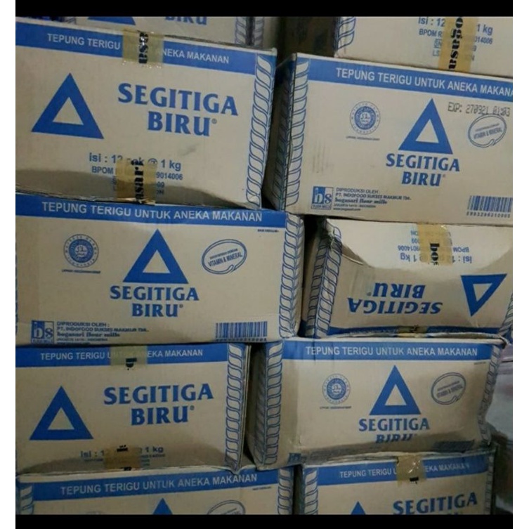 

terigu Segitiga biru 1kg x 12pcs