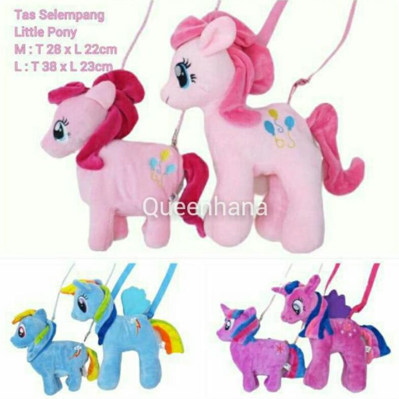Tas Selempang Little Pony / Tas Little Pony Full Body / Sling Bag Pony /Tas Boneka Karakter