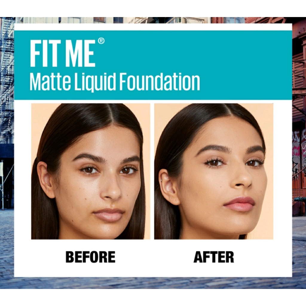 MAYBELLINE FIT ME MATTE PORELESS FOUNDATION PUMP