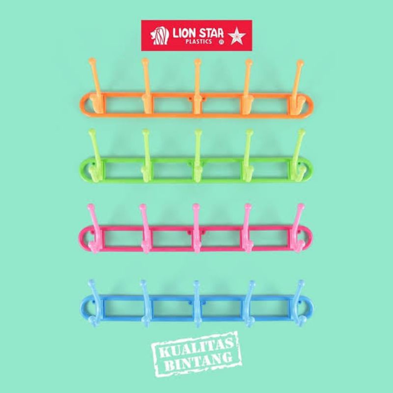 Kapstok Plastik Lion Star Hanger Gantungan Baju