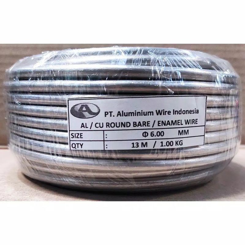 kawat bonsai aluminium per roll 6 mm 1 kg