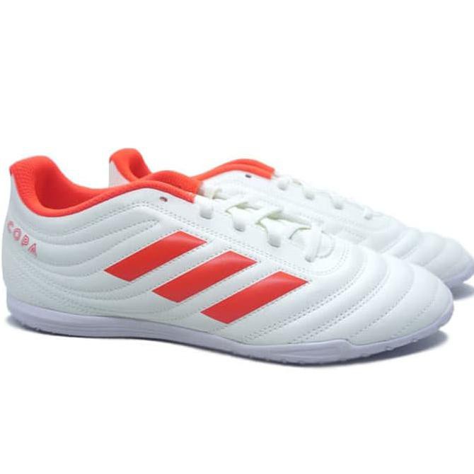 PR00M000 Sepatu Futsal Adidas Copa 19.4 IN (Owhite/Solred) Murah