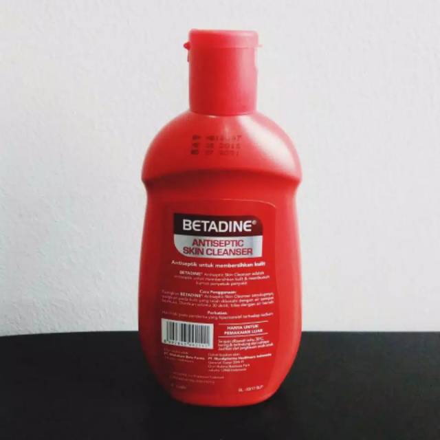 Betadine Anti Septic Skin Cleanser 100ml ORIGINAL-BPOM