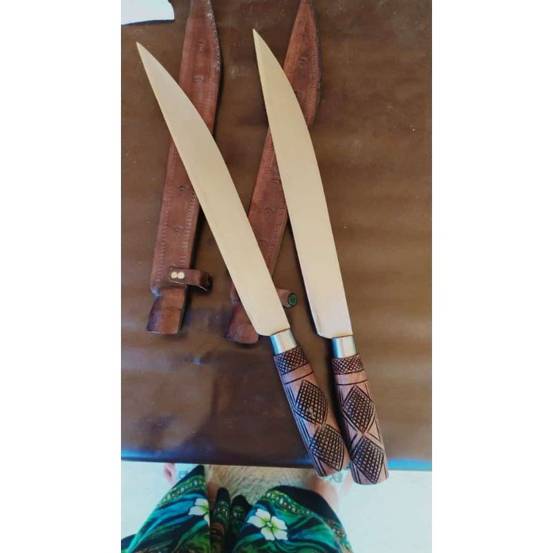(Bisa cod) Pisau penyembelih persiapan Lebaran Asli Madura