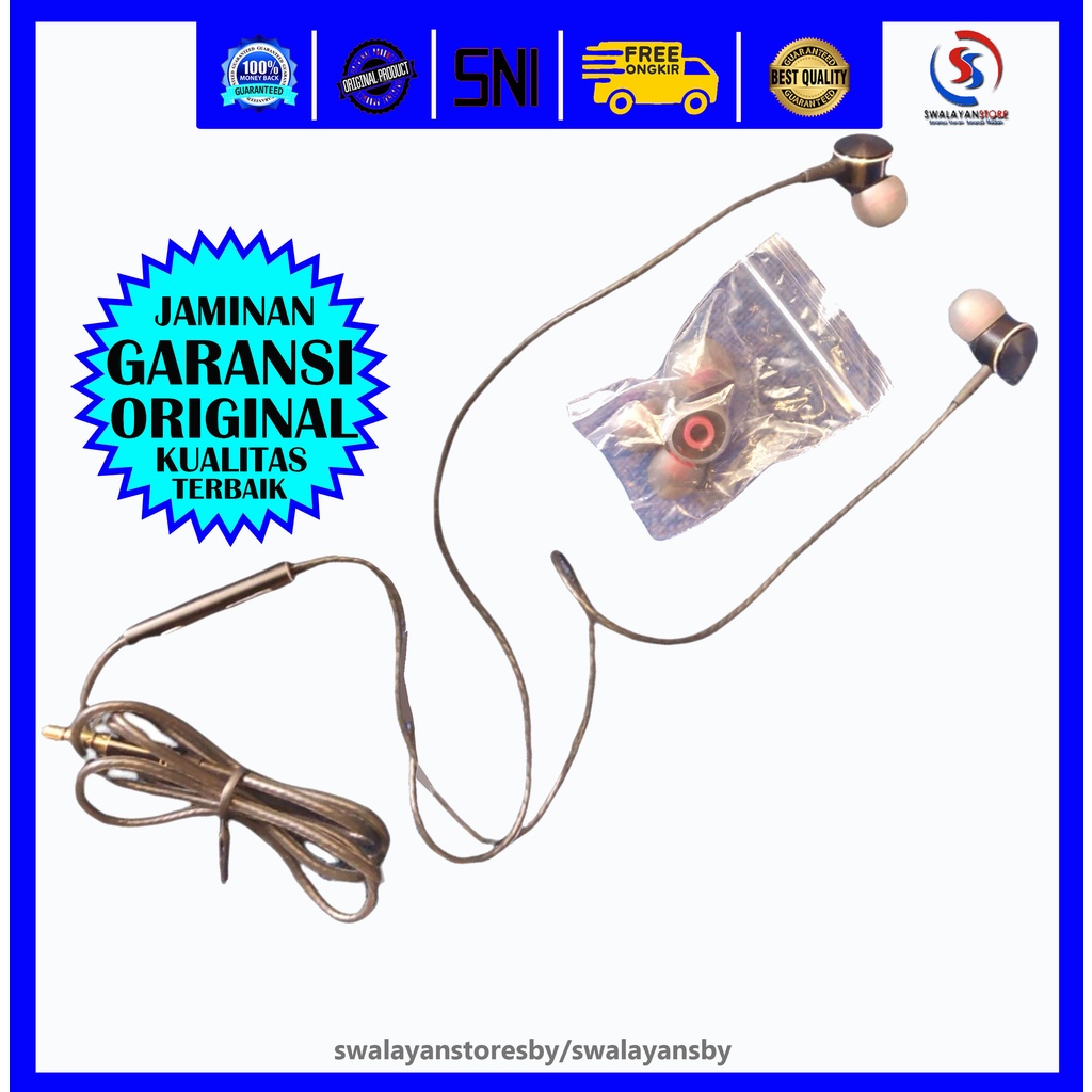 Earphone Kualitas Terbaik J300 Recci Original