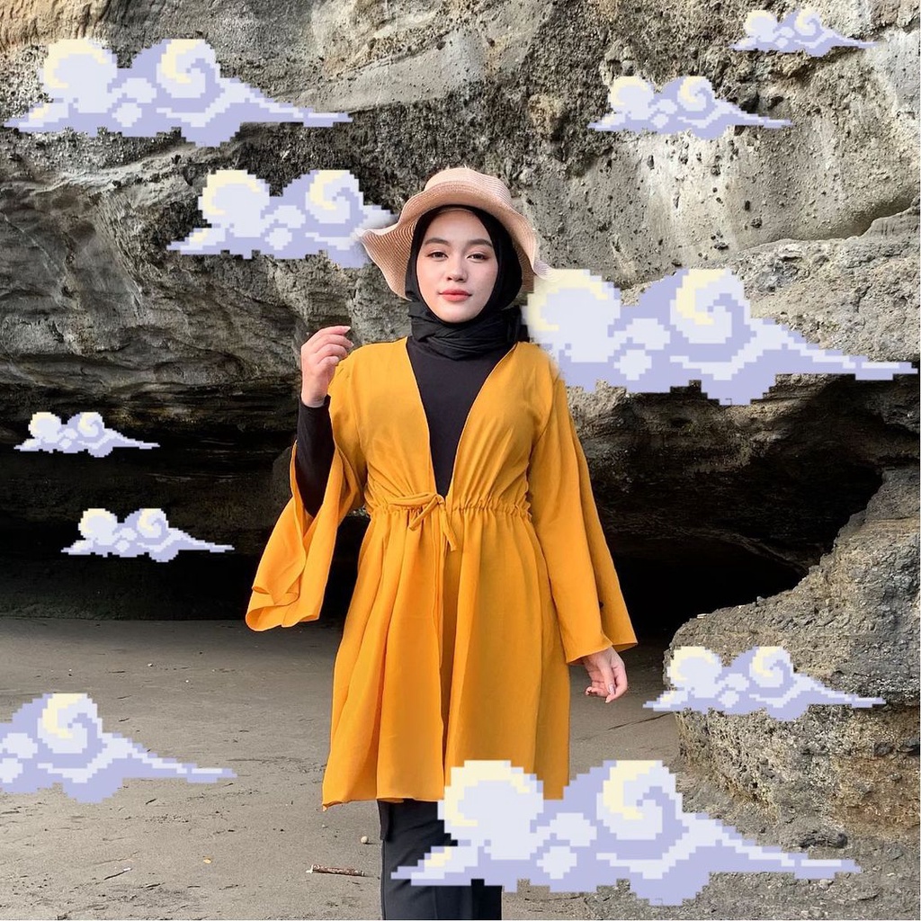 Baju atasan CHARLIAH outer cardigan baju atasan wanita terbaru cardigan wanita