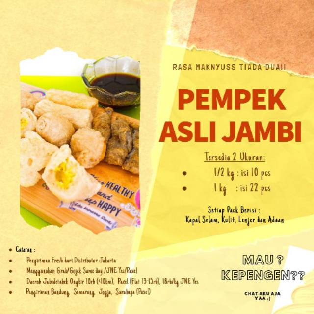 Pempek Asli Jambi Termurah