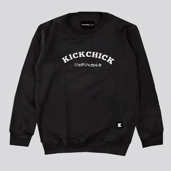 Kickchick sweater Crewneck black japan