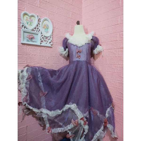 Preloved gaun megar ungu