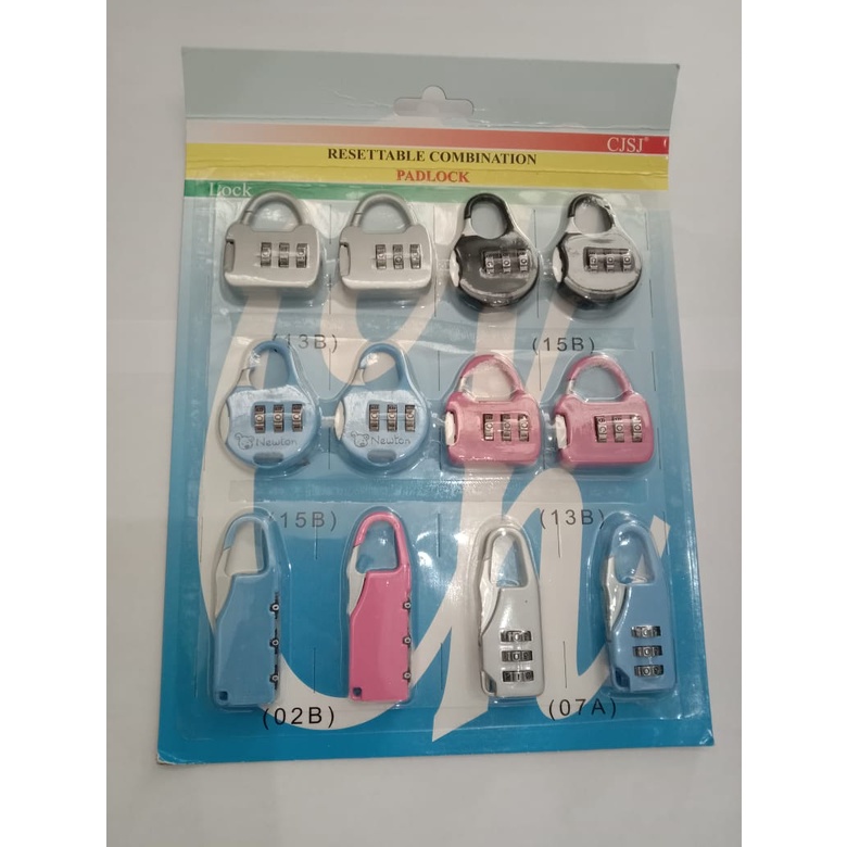 Kunci/Gembok Nomor / Kunci Gantung Nomer / Gembok Angka