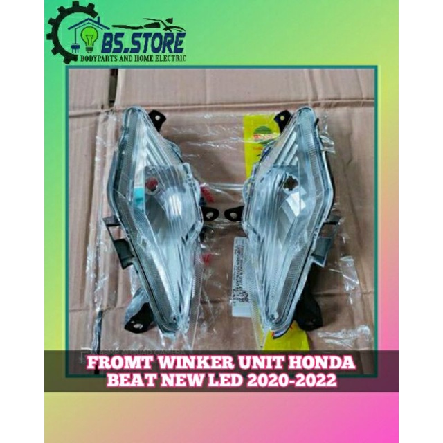 LAMPU SEN SEIN DEPAN HONDA BEAT NEW LED 2020 2021 2022 | FRONT WINKER UNIT BEAT LED NEW 2020-2021 | RITTING DEPAN BEAT LED NEW | MERK WIN