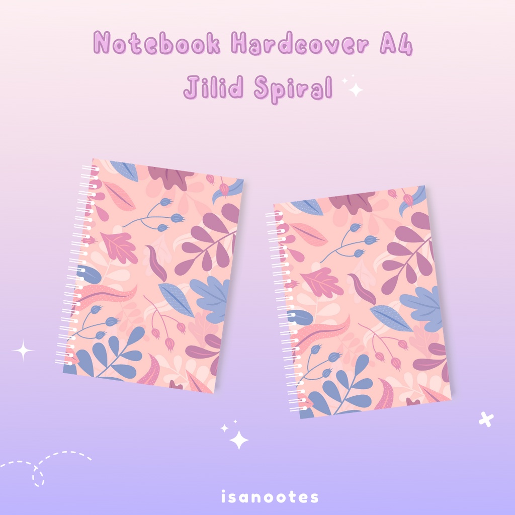 

Notebook Hardcover A4 + Jilid Spiral | Custom Notebook - Planner - Journal - Agenda