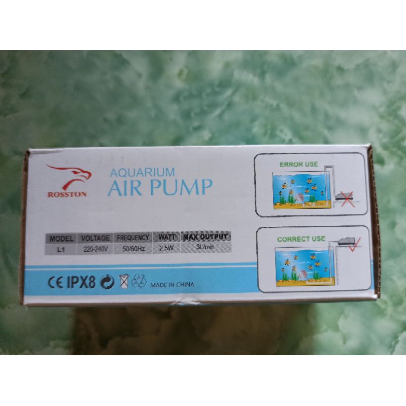 Promo murah Airpump aerator gelembung udara ROSSTON L1 aerator 1 lubang murah