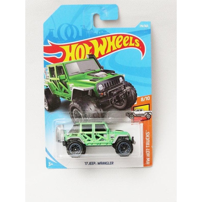 TERMURAH 17 Jeep Wrangler Green 2019 Hot Wheels Mainan Anak Die Cast Mobi Sedia Toys Kids TERLENGKAP