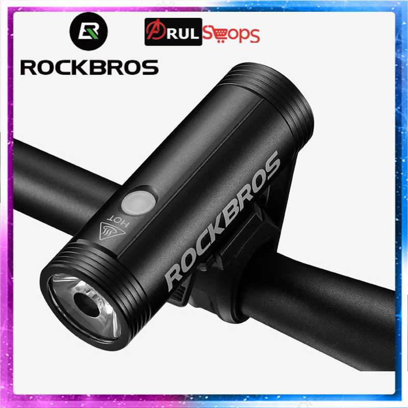 Rockbros Lampu Sepeda USB Rechargeable 2000mAh 400 Lumens - R1-400