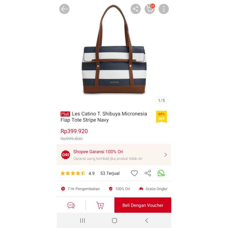 Les Catino T. Shibuya Tote Bag