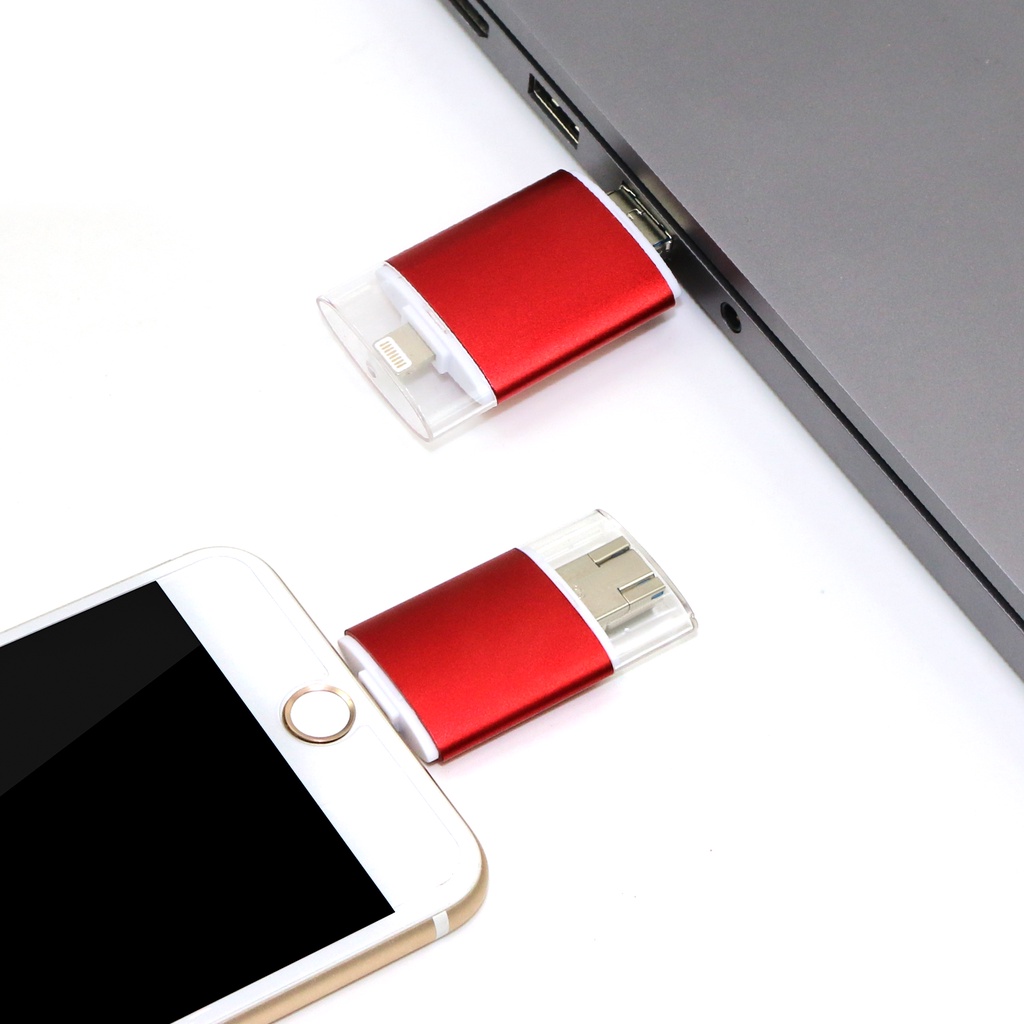 1tb 3in1 Flash Drive U Disk OTG USB Untuk iPhone / iPad / android