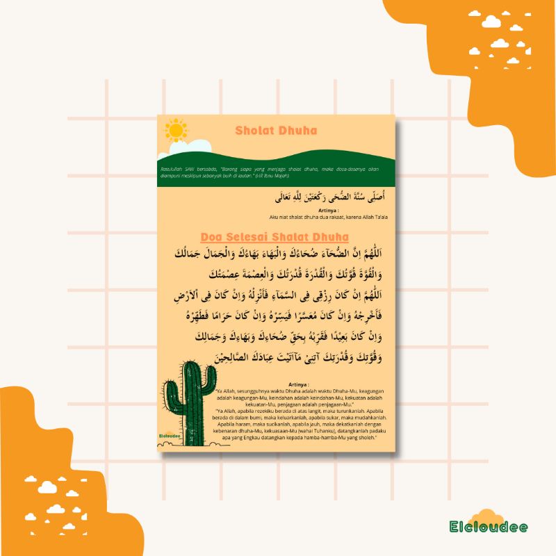 

Sticker Sholat Dhuha | Size A5 (Vinyl)