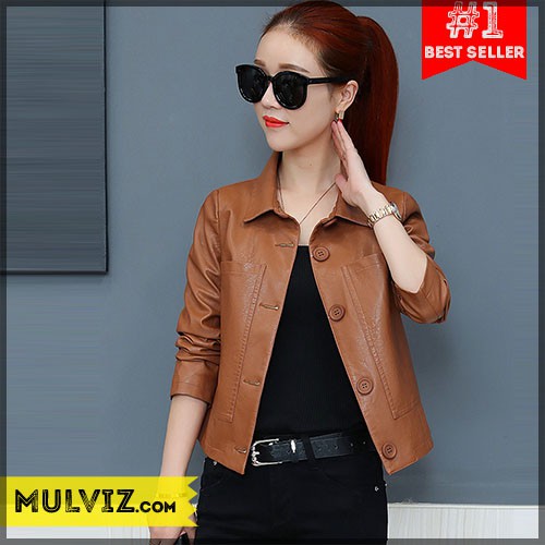 Jaket Blazer Wanita Korea - TAN