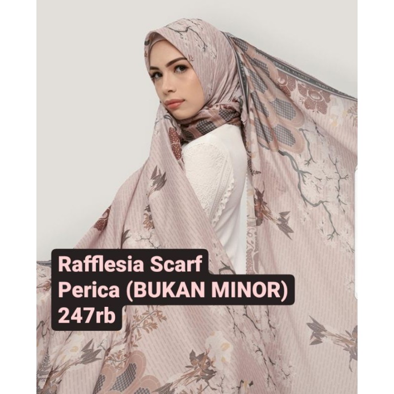 Gadang Scarf Rafflesia Scarf wearing klamby