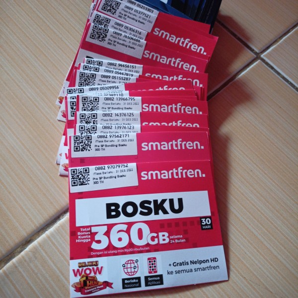 Perdana Smartfren Acak Tengah Fress