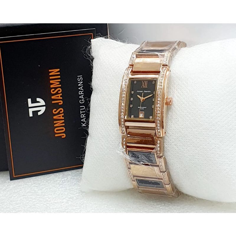 Jam Tangan Jonas Jasmin Original Jam Tangan Analog Stainliss Steel Wanita Terlaris