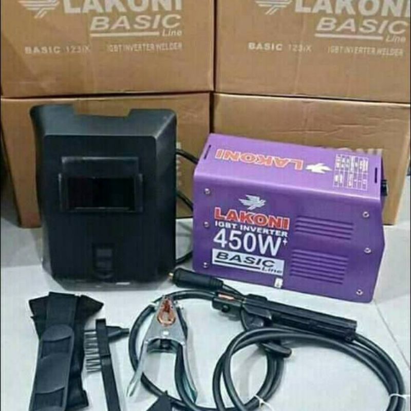 Mesin Las Inverter Lakoni Basic 123 ix Travo Las 450 Watt / Falcon 123 ix