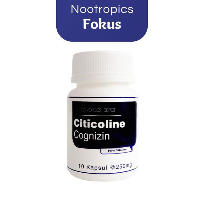 Citicoline Cognizin 10 Kapsul - Fokus Meningkatkan Ingatan Konsentrasi