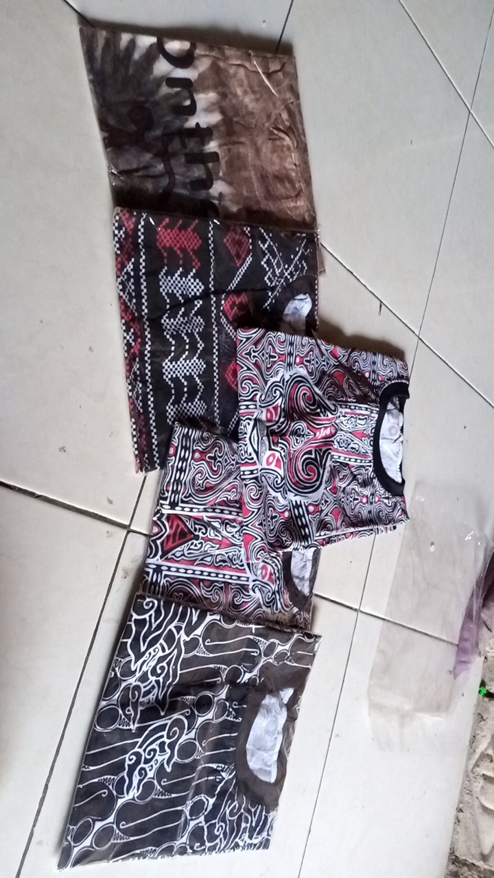 Kaos Batik Full Print || Kaos Mega Mendung