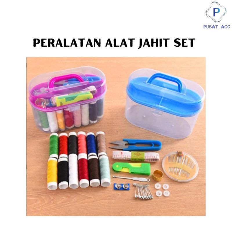 Alat Set Jahit Benang / Sewing Kit Box Tools